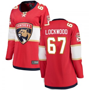 Breakaway Fanatics Branded Women's William Lockwood Red Home Jersey - NHL Florida Panthers
