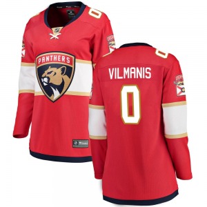 Breakaway Fanatics Branded Women's Sandis Vilmanis Red Home Jersey - NHL Florida Panthers