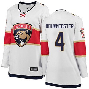 Breakaway Fanatics Branded Women's Jay Bouwmeester White Away Jersey - NHL Florida Panthers