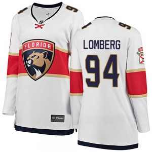 Breakaway Fanatics Branded Women's Ryan Lomberg White Away Jersey - NHL Florida Panthers