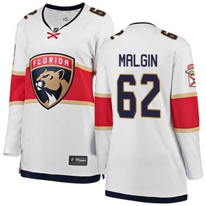 Breakaway Fanatics Branded Women's Denis Malgin White Away Jersey - NHL Florida Panthers