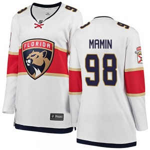 Breakaway Fanatics Branded Women's Maxim Mamin White Away Jersey - NHL Florida Panthers