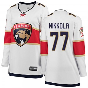 Breakaway Fanatics Branded Women's Niko Mikkola White Away Jersey - NHL Florida Panthers