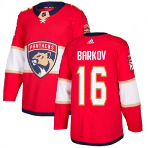 Authentic Adidas Youth Aleksander Barkov Red Home Jersey - NHL Florida Panthers
