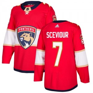 Authentic Adidas Youth Colton Sceviour Red Home Jersey - NHL Florida Panthers