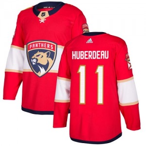 Authentic Adidas Youth Jonathan Huberdeau Red Home Jersey - NHL Florida Panthers