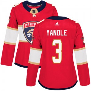 Authentic Adidas Women's Keith Yandle Red Home Jersey - NHL Florida Panthers