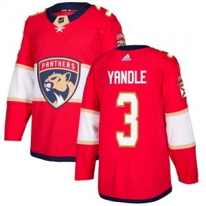 Authentic Adidas Youth Keith Yandle Red Home Jersey - NHL Florida Panthers