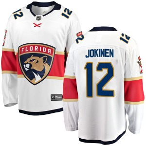 Breakaway Fanatics Branded Adult Olli Jokinen White Away Jersey - NHL Florida Panthers