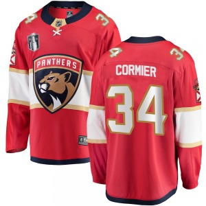 Breakaway Fanatics Branded Youth Evan Cormier Red Home 2023 Stanley Cup Final Jersey - NHL Florida Panthers
