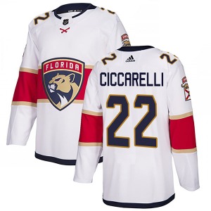 Authentic Adidas Youth Dino Ciccarelli White Away Jersey - NHL Florida Panthers