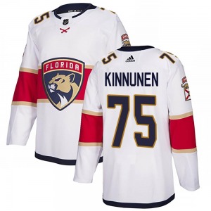 Authentic Adidas Youth Santtu Kinnunen White Away Jersey - NHL Florida Panthers