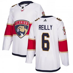 Authentic Adidas Youth Mike Reilly White Away Jersey - NHL Florida Panthers