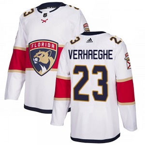 Authentic Adidas Youth Carter Verhaeghe White Away Jersey - NHL Florida Panthers