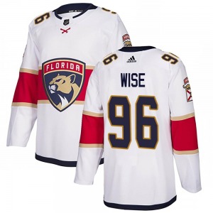 Authentic Adidas Youth Jake Wise White Away Jersey - NHL Florida Panthers