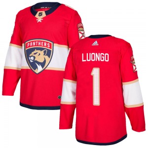 Authentic Adidas Youth Roberto Luongo Red Home Jersey - NHL Florida Panthers
