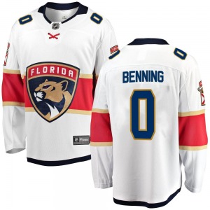 Breakaway Fanatics Branded Youth Michael Benning White Away Jersey - NHL Florida Panthers