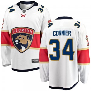 Breakaway Fanatics Branded Youth Evan Cormier White Away Jersey - NHL Florida Panthers