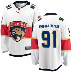 Breakaway Fanatics Branded Youth Oliver Ekman-Larsson White Away Jersey - NHL Florida Panthers