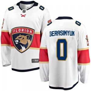 Breakaway Fanatics Branded Youth Kirill Gerasimyuk White Away Jersey - NHL Florida Panthers