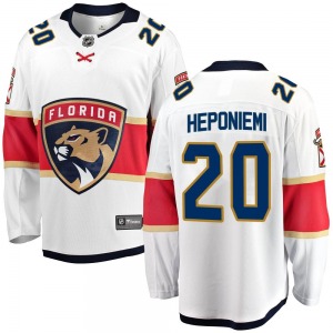 Breakaway Fanatics Branded Youth Aleksi Heponiemi White Away Jersey - NHL Florida Panthers