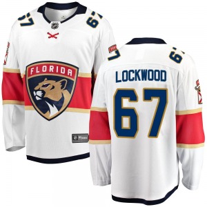 Breakaway Fanatics Branded Youth William Lockwood White Away Jersey - NHL Florida Panthers