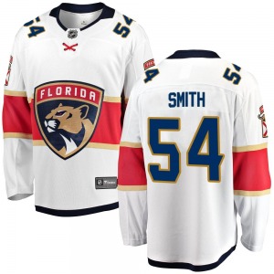 Breakaway Fanatics Branded Youth Givani Smith White Away Jersey - NHL Florida Panthers