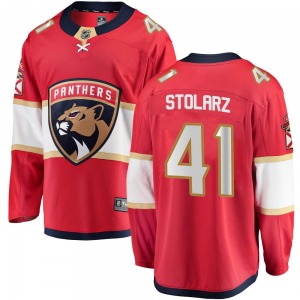 Breakaway Fanatics Branded Youth Anthony Stolarz Red Home Jersey - NHL Florida Panthers