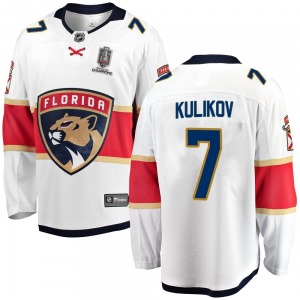 Breakaway Fanatics Branded Adult Dmitry Kulikov White Away 2024 Stanley Cup Champions Jersey - NHL Florida Panthers